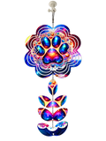 Wind spinner Paw Print