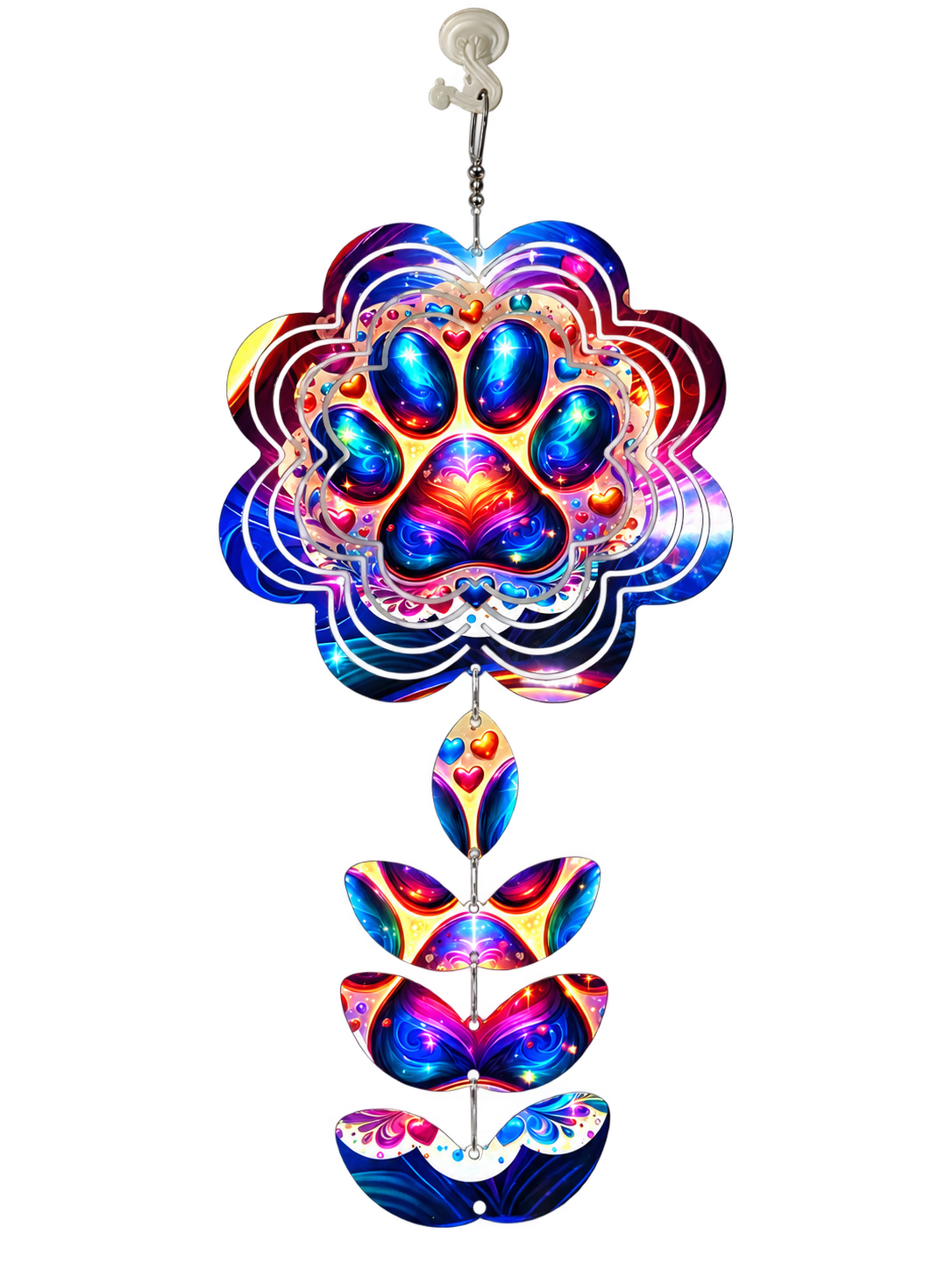 Wind spinner Paw Print